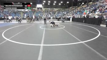 144 lbs 5th Place Match - Malachi Rothenberger, Goddard-Eisenhower vs Cooper Boone, Valley Center