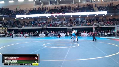 112 lbs Cons. Round 1 - Dylan Jones, Kotzebue High School vs Dane Johnson, Unalakleet Schools