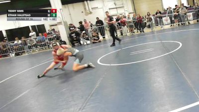 105 lbs Round Of 16 - Teddy Sims, NJ vs Ethan Halstead, NC