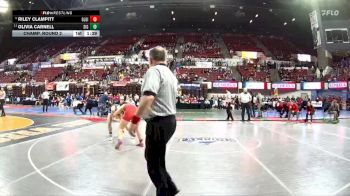 G - 145 lbs Champ. Round 2 - Olivia Carnell, St. Ignatius Girls vs Riley Clampitt, Glasgow Girls