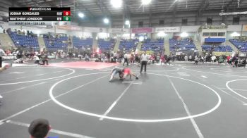 138 lbs 3rd Place - Josiah Gonzales, Fort Lupton Bluedevils vs Matthew Longdon, New Mexico Bad Boyz