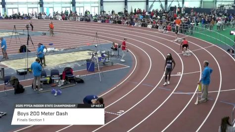 High School Boys' 200m, Finals 1