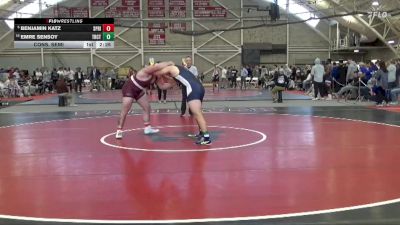 285 lbs Cons. Semi - Benjamin Katz, Springfield vs Emre Sensoy, Trinity (CT)