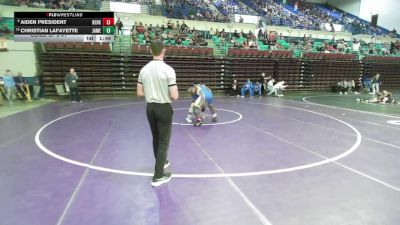 190 lbs Consi Of 8 #1 - Aiden President, Berkeley vs Christian Lafayette, James Island