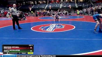 1A-113 lbs Quarterfinal - Dusty Mccollister, Armuchee vs Braydon Mitchell, Social Circle