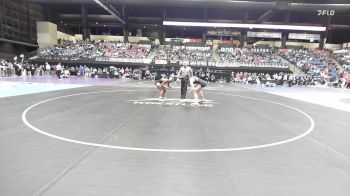 125 lbs Champ. Round 1 - Brooklynn Kelly, Great Bend HS vs Inaya Harris, Lansing HS