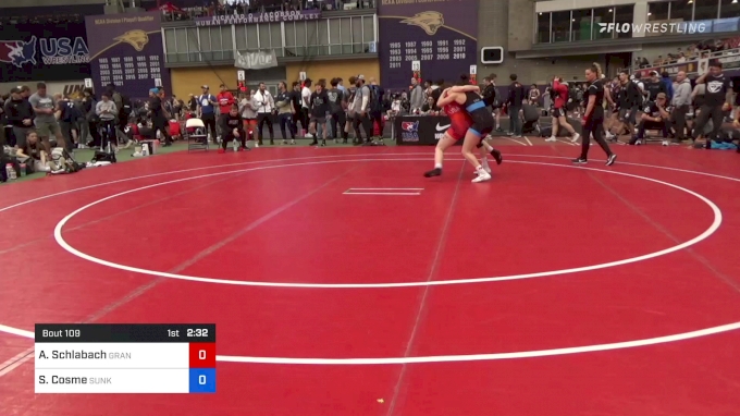 62 Kg Rr Rnd 1 - Andrea Schlabach, Grand View Wrestling Club Vs ...