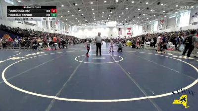 71 lbs Cons. Round 4 - Jonah Castro, Revolution Elite Wrestling vs Charlie Rapone, LeRoy Wrestling Club