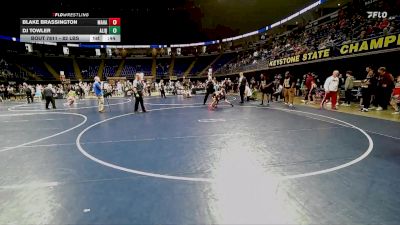 82 lbs Final - Blake Brassington, Mahanoy Area vs Dj Towler, Aliquippa