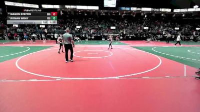 75 lbs Champ. Round 2 - Roman Wray, PBG1 vs Mason Stettin, Unattached