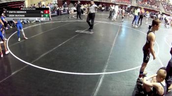 90 lbs Quarterfinal - Owyn Herrick, Palmer vs Zeek Buchan, Sherman Challengers