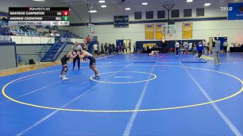 165 lbs Champ. Round 2 - Grayson Carpenter, Carl Albert State vs Andrew Crowther, Iowa Western Community College
