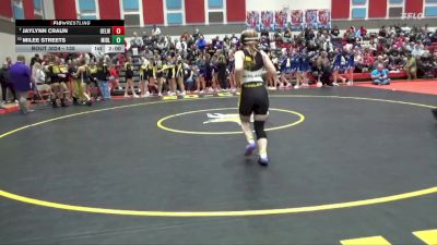 135 lbs Champ. Round 2 - Jaylynn Craun, Oelwein vs Milee Streets, Midland