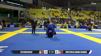 João Vitor De Arruda Venancio vs Seth David Kiefer 2025 World Jiu-Jitsu IBJJF Championship