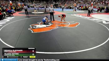 Semifinal - Mishayla Slaymaker, Boone Central Girls vs Mileena Notaro, Lincoln East Girls