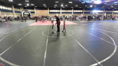 40 kg Rr Rnd 2 - Easton Saltenberger, Patriot Mat Club vs Kiah Alcon, Stout Wr Ac