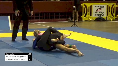 Morgan Elizabeth Sargeant vs Julie Amanda Martinez 2024 Pan IBJJF Jiu-Jitsu No-Gi Championship