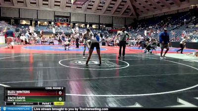 2A-138 lbs Cons. Round 2 - Zach Davis, Pierce County HS vs Bleu Winters, Rockmart