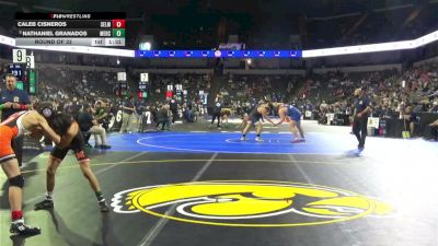 106 lbs Round Of 32 - Caleb Cisneros, Selma (CS) vs Nathaniel Granados, Merced (SJ)