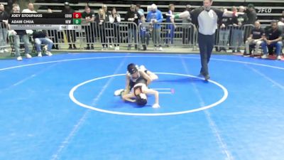 55 lbs Round Of 16 - Joey Stoupakis, Cordoba Trained vs Adam Chua, New Milford