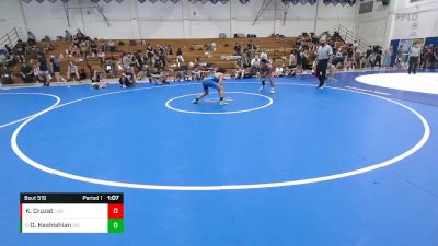 113 lbs Champ. Round 3 - Garen Keshishian, Silverback WC vs Kingston Cruzat, Mad Dawg WC