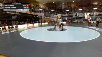 150 lbs Champ. Round 1 - Colten Gehrke, Herington Hs vs Sylar Rohr, Hill City Hs