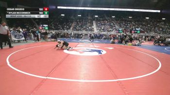 4A-113 lbs Cons. Round 2 - Rylan McCormick, Thunder Basin High School vs Cesar Orozco, Thunder Basin High School