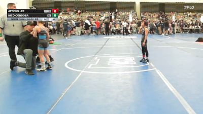 60-B lbs Consi Of 8 #1 - Atticus Lee, RedNose Wrestling School vs Nico Cordoba, Cordoba Trained