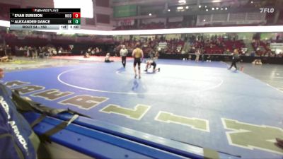 150 lbs Quarterfinal - Evan Sumsion, Middleton vs Alexander Dance, Bishop Kelly