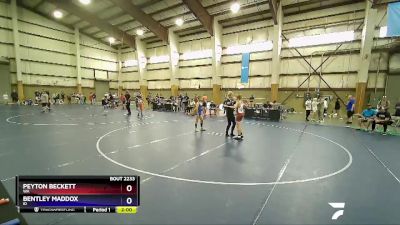 98 lbs 5th Place Match - Peyton Beckett, WA vs Bentley Maddox, ID