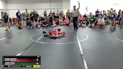 52 lbs Round 1 (6 Team) - Cade Rappo, PA East Lightning vs John Hall, Validus WC