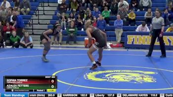 105 lbs 1st Place Match - Sophia Torrez, Toppenish (Girls) vs Azalea Fetters, Curtis (Girls)