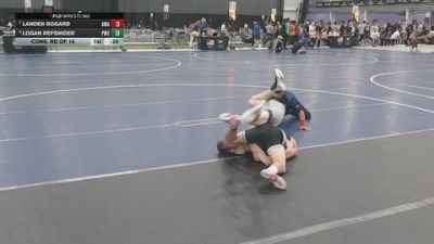 144 lbs Cons. Rd Of 16 - Landen Bogard, Askren Wrestling Academy vs Logan Refsnider, Pinnacle Wrestling School