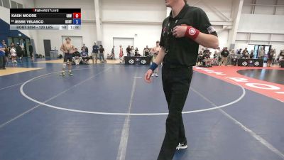 120 lbs Cons. Sub-quarters - Kash Moore, Gold Rush Wrestling vs Jesse Velasco, OCRTC