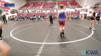 80 lbs Consolation - Gatlin Earp, Chandler Takedown Club vs Bentley Roberts, Blanchard Youth Wrestling Club