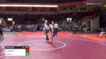 132 lbs Consi Of 8 #2 - Ezekiel Lazcano, Phox Raw WC vs Ethan Krey, Yucaipa Thunder