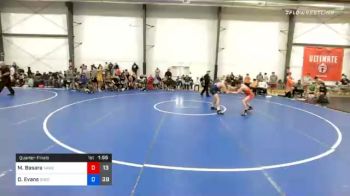 66 kg Quarterfinal - Mason Basara, Northampton Area WC vs Dylan Evans, Quest 1