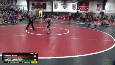 Quarterfinal - Gabriel Davis, Champions Wrestling Club vs Easton Hambleton, Keokuk Kids Wrestling Club