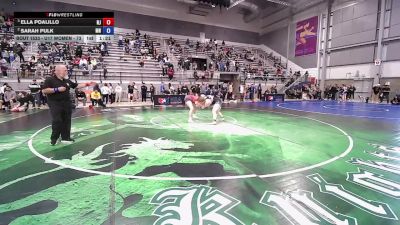 U17 Women - 73 lbs Semis - Ella Poalillo, NJ vs Sarah Pulk, MN