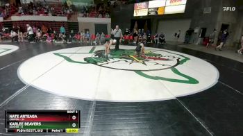 126 lbs Round 1 (8 Team) - Nate Arteaga, Canyon vs Karlee Beavers, Gunter
