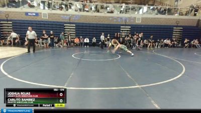 175 lbs Cons. Semi - Joshua Rojas, Legacy Elite Wrestling Club vs Carlito Ramirez, Payette Wrestling Club