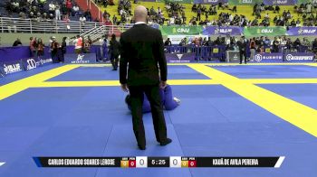 Kauã De Avila Pereira vs Carlos Eduardo Soares Lerose 2025 Brasileiro Jiu-Jitsu IBJJF