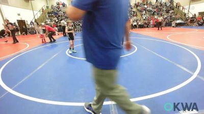 58-61 lbs Round Of 16 - Zayden Douthit, Wyandotte Youth Wrestling vs Daxton Deckard, R.A.W.