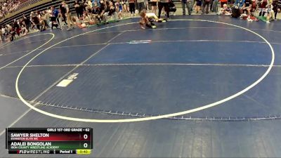 62 lbs Quarterfinal - Adalei Bongolan, Iron County Wrestling Academy vs Sawyer Shelton, Evanston Elite WC