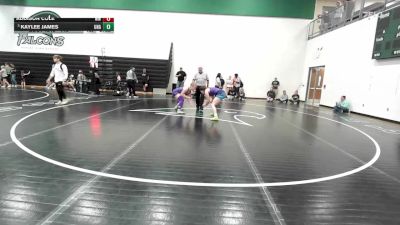 140 lbs Cons. Semi - Addison Cole, WWC Wrestling vs Kaylee James, Unaffiliated