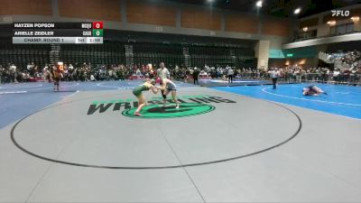 145 lbs Champ. Round 1 - Hayzen Popson, Mcqueen vs Arielle Zeidler, Casa Grande