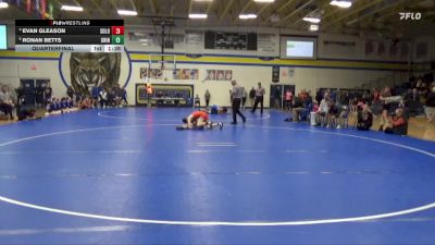 113 lbs Quarterfinal - Evan Gleason, Solon vs Ronan Betts, Grinnell