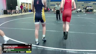 144 lbs Cons. Round 2 - John Boland, Good Counsel vs Sebastian Woods, Calvert Hall College