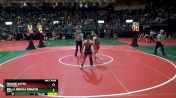 122 lbs Quarterfinal - Haylee Bates, Unattached vs Bella Ndinga Mbappe, AWRA