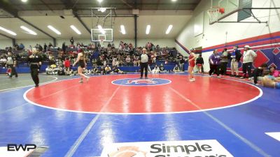 125 lbs Consolation - Rylee Sexton, Berryhill High School vs Baylin Maynard, Sand Springs HS